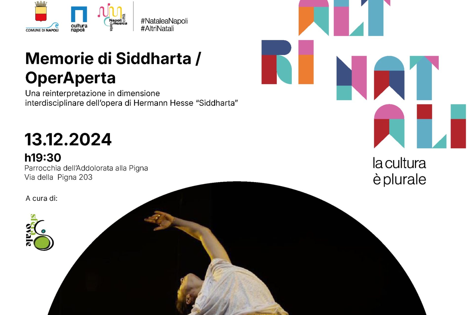 Altri Natali, “Memorie di Siddharta/OperAperta” alla Parrocchia dell'Addolorata