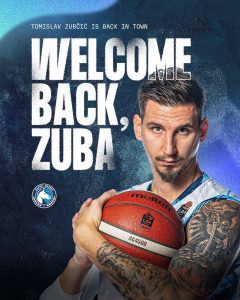 Napoli Basket, ora è ufficiale il ritorno di Tomislav Zubcic