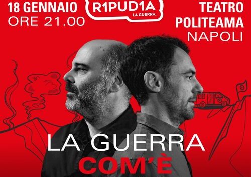 Al Teatro Politeama di Napoli Elio Germano e Teho Teardo in “La guerra com’è”