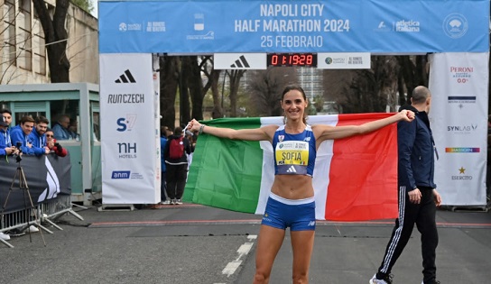 Napoli City Half Marathon, torna Sofiia Yaremchuk per un nuovo record