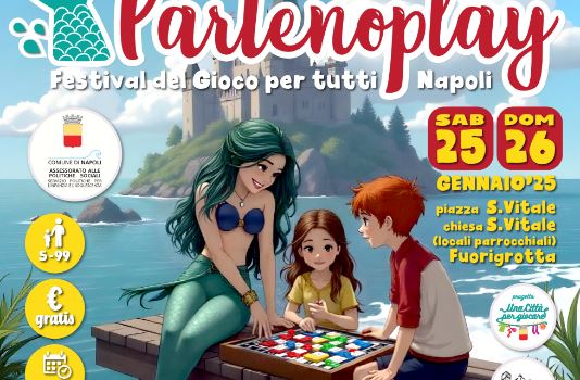 Partenoplay, al via la sesta edizione del Festival del gioco per tutti