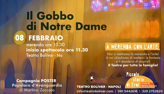 Al Teatro Bolivar in scena “Il Gobbo di Notre Dame”