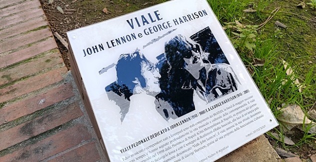 John Lennon e George Harrison, a Napoli rinasce il viale pedonale dedicato ai due ex Beatles