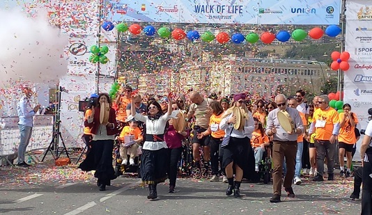 Andrii Chukhraiuk e Filomena Palomba vincono la 12° Fondazione Telethon Walk of Life Napoli