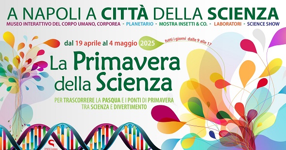 Città della Scienza, la Primavera della Scienza: il programma di attività con Pasqua e Pasquetta