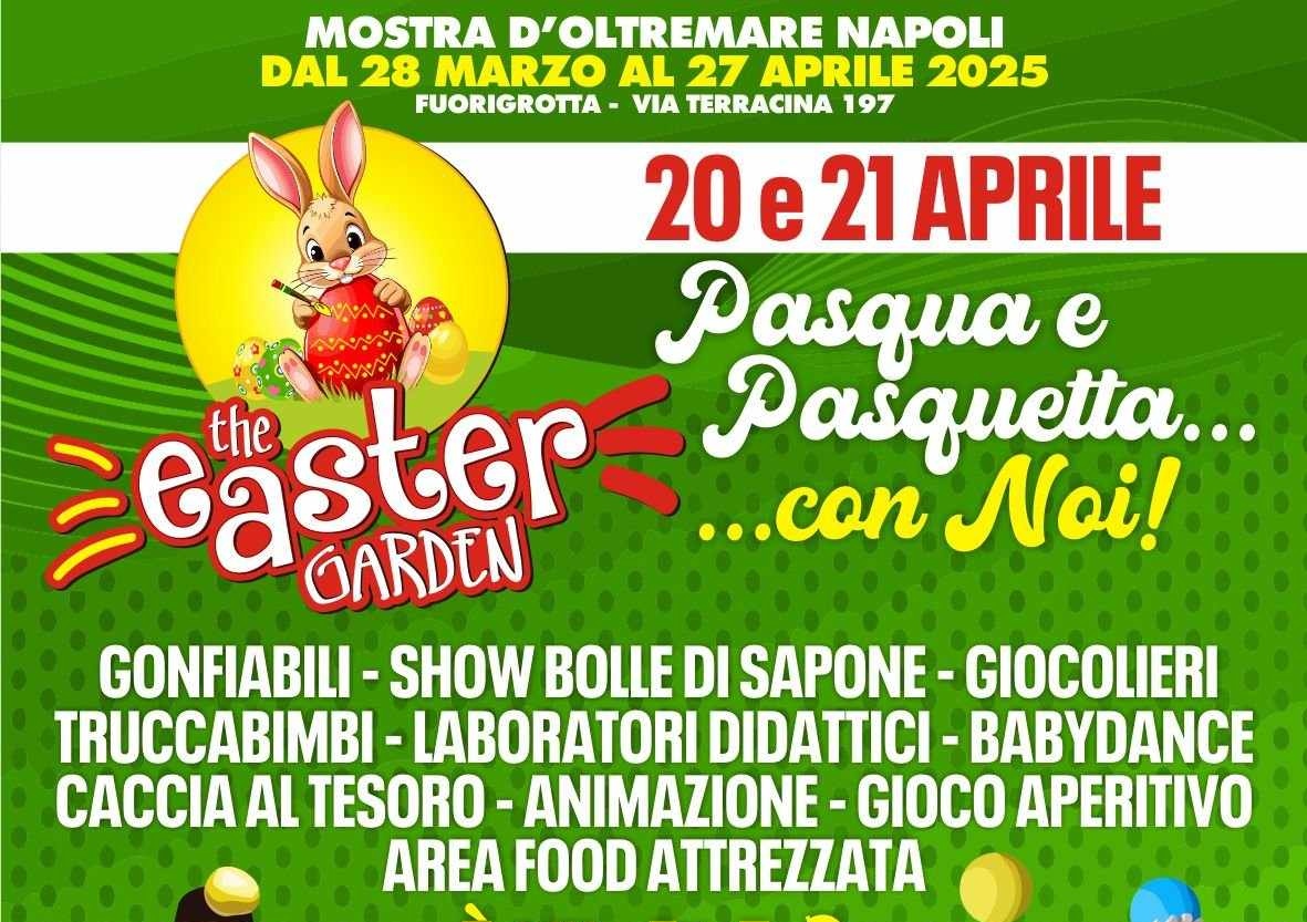 Pasqua e Pasquetta alla Mostra d'Oltremare con The Easter Garden 2025